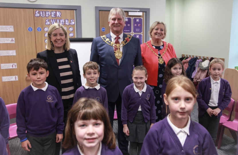 Andrea Opens New School Building Dame Andrea Jenkyns Mp 9224